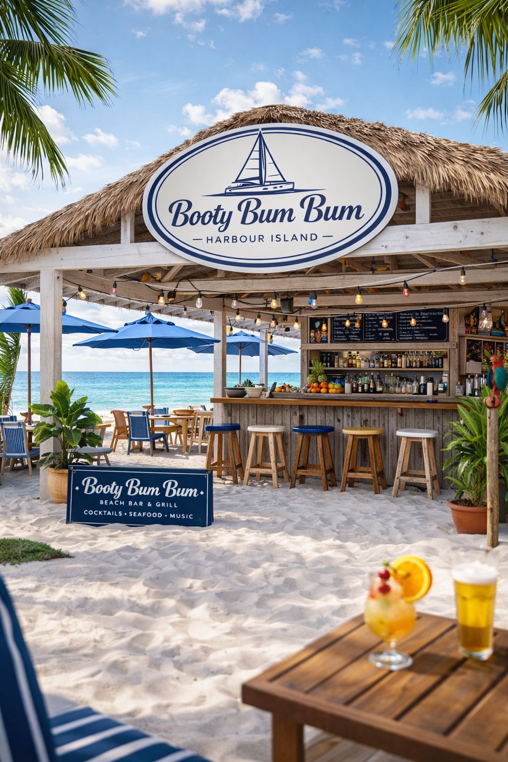 Booty Bum Bum Beach Bar & Grill, Harbour Island